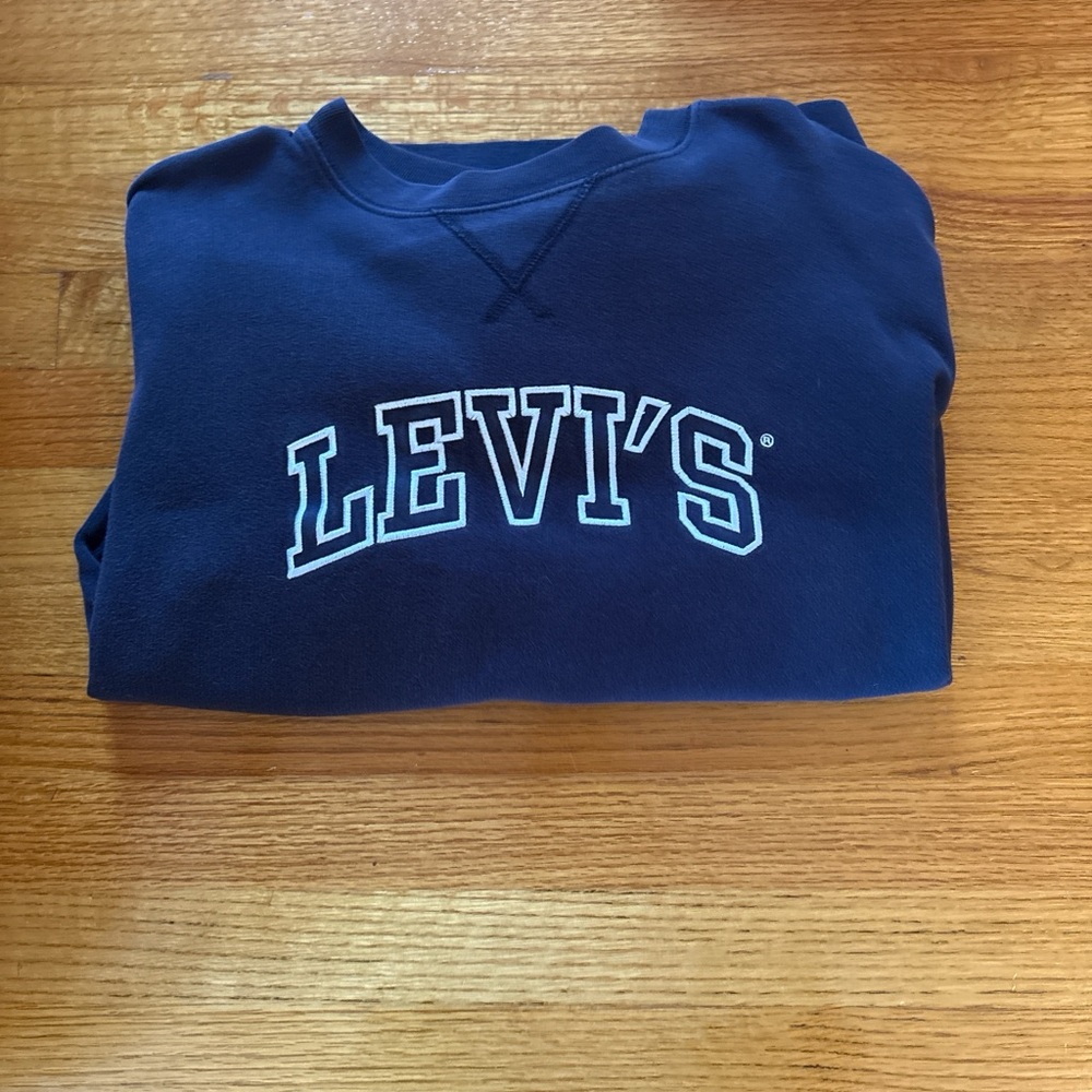 Levi's Dark Blue Crewneck Sweatshirt